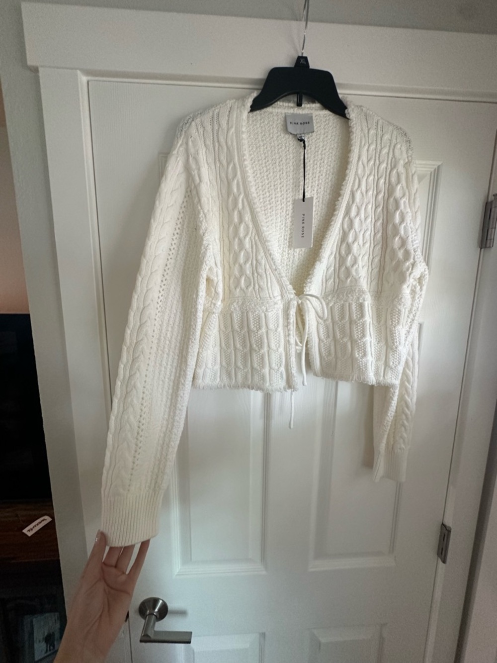 Pink Rose Cardigan